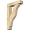 Ekena Millwork Funston Block Rough Sawn Bracket w/ Offset Brace, Douglas Fir, 6"W x 24"D x 36"H BKT0604X24X36FST05RDF - alternate 1